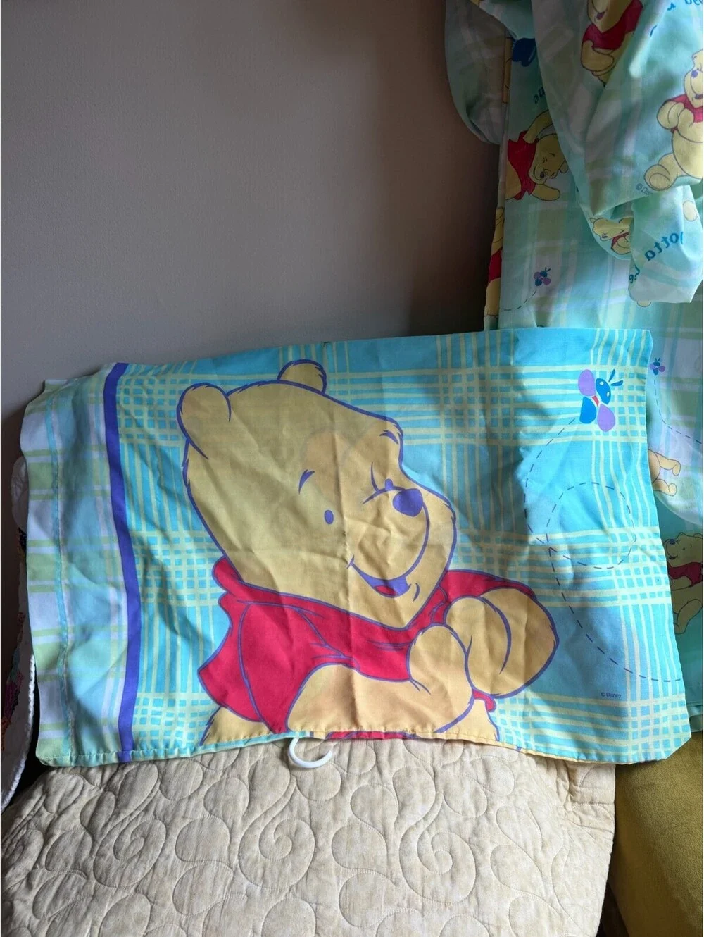Vintage Winnie The Pooh Twin Sheets Set